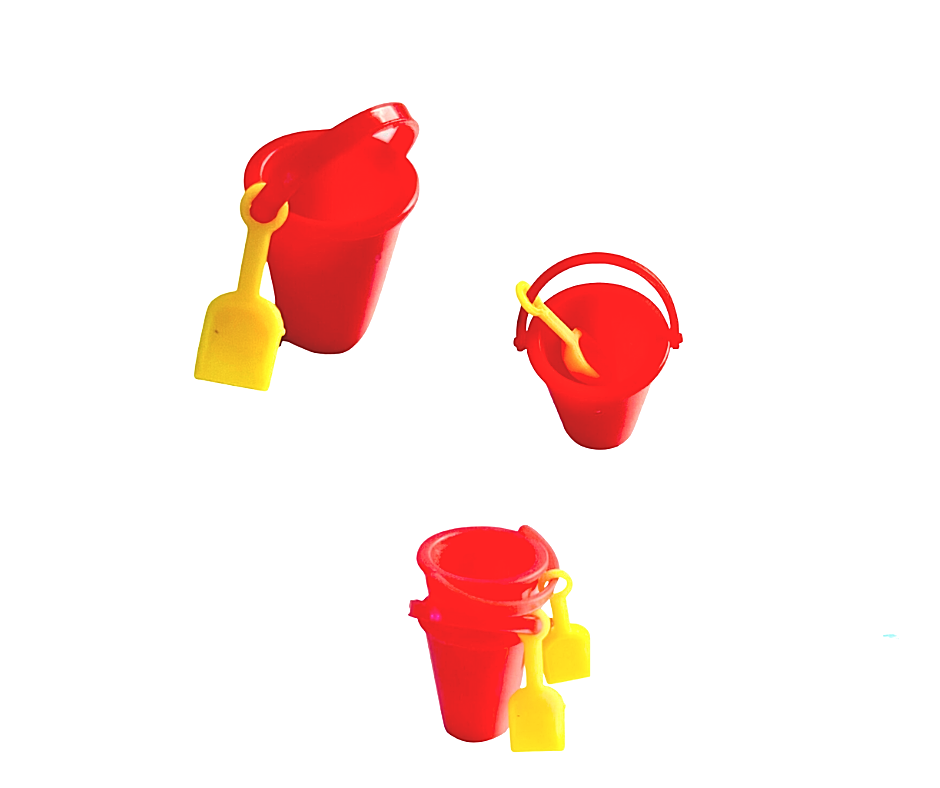 Worlds Smallest Micro Toy Beach Digging Bucket