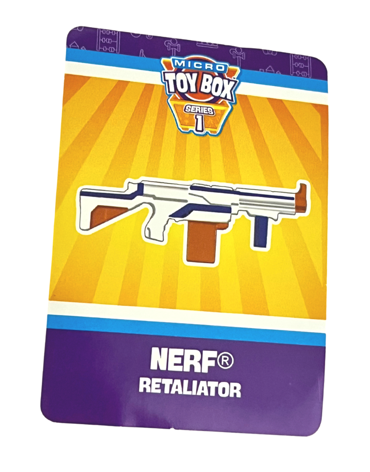 NERF Retaliator Small Game Card Micro Toy