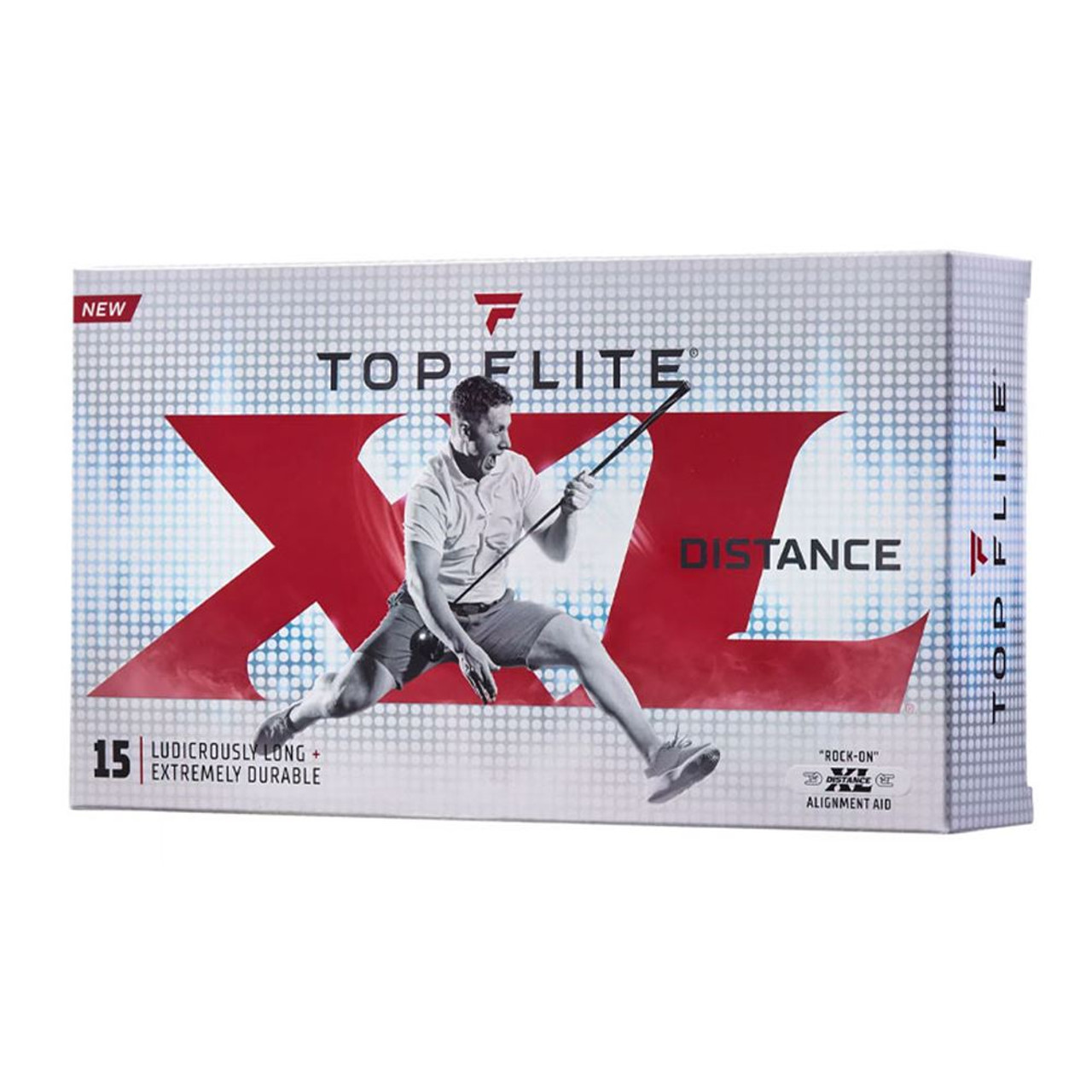 Top Flite XL Distance Golf Balls - 15 Pack