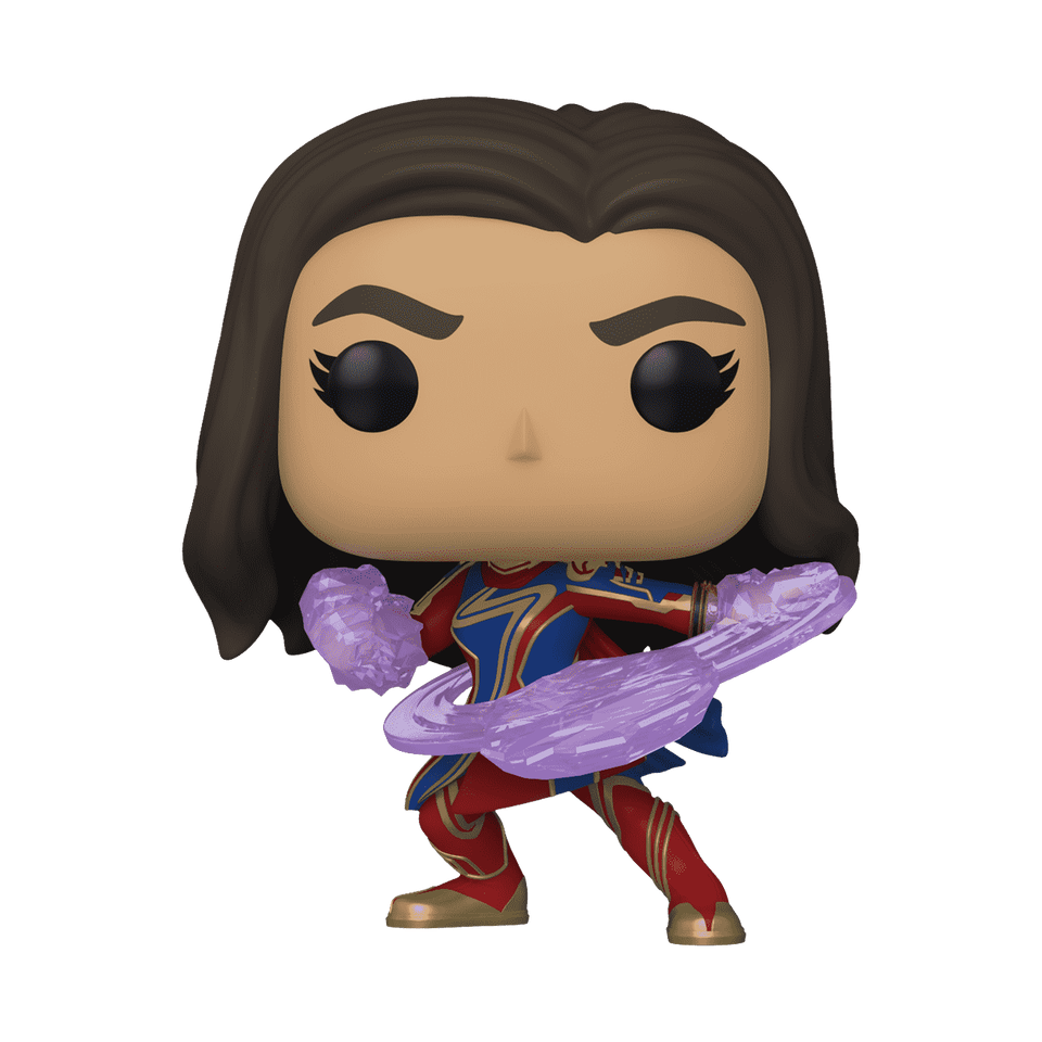 Funko Pop Ms. Marvel in Fighting Stance (Glow) Marvel The Marvels