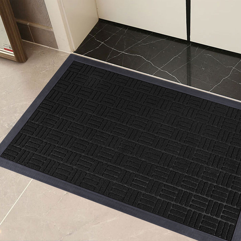 Floor Mat Heavy Duty Commercial Indoor Outdoor Door Entrance Thick Non-Slip Rug